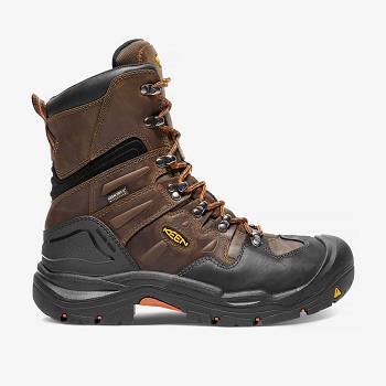 KEEN Férfi Coburg 8" Waterproof (Steel Toe) Munkavédelmi Bakancs Barna